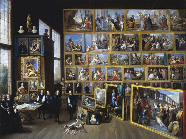    David Teniers Archduke Leopold William in his Gallery in Brussels-p oil painting picture